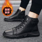 🎁 Soldes 49 % DE RÉDUCTION 🔥BOTTES EN CUIR NOIR MARTINI