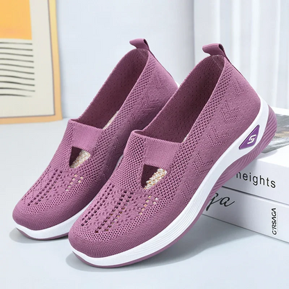 🔥Dernier jour 49% de réduction🔥Chaussures orthopédiques tissées à semelles souples et respirantes pour femmes