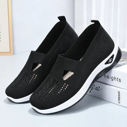 🔥Dernier jour 49% de réduction🔥Chaussures orthopédiques tissées à semelles souples et respirantes pour femmes