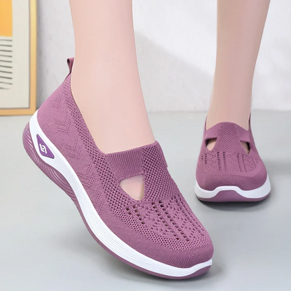 🔥Dernier jour 49% de réduction🔥Chaussures orthopédiques tissées à semelles souples et respirantes pour femmes