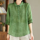 🌿Top chemise ample en coton et lin（Achetez-en 2 et livraison gratuite）