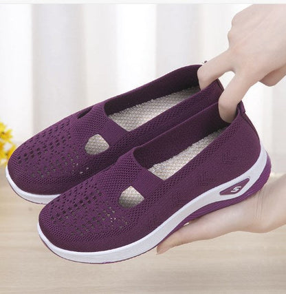 🔥Dernier jour 49% de réduction🔥Chaussures orthopédiques tissées à semelles souples et respirantes pour femmes