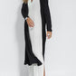 🔥👗Robe longue sans manches à col en V profond et ample & Cardigan drapé fendu