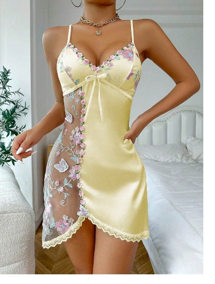 👗💋 50 % DE RÉDUCTION ! Chemise de nuit sexy en dentelle – Une touche espiègle, un look séduisant et parfaite pour les moments privilégiés ✨