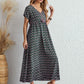 🌸DERNIER JOUR 49% DE REDUCTION - 2024 NEW Vintage Comfortable Cotton Linen V-neck dress with pockets