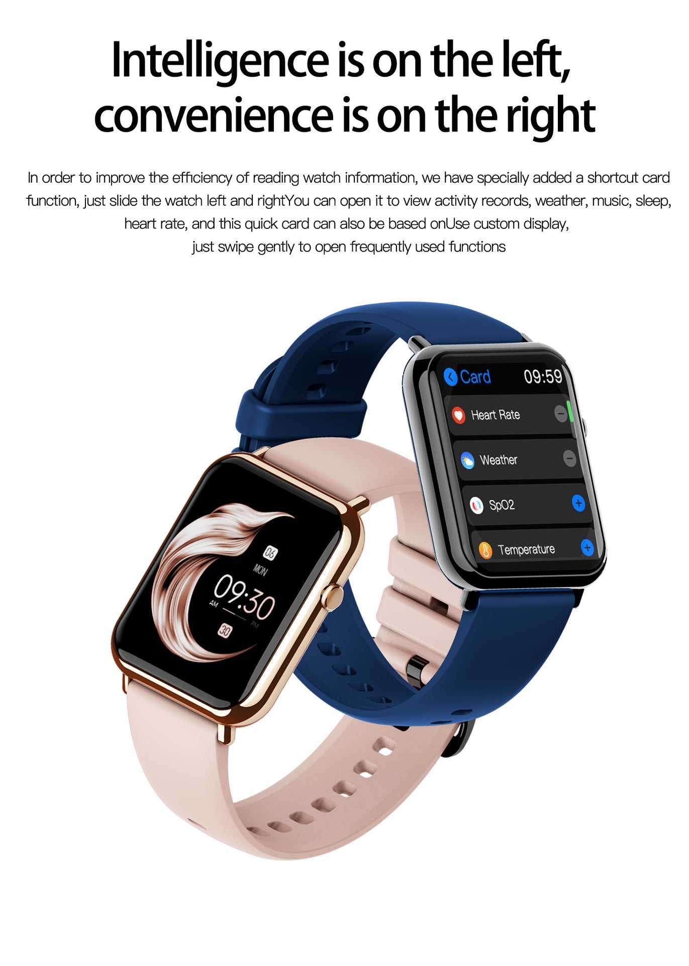 ✈️Livraison gratuite✈️Montre connectée pour femmes et hommes, tracker d'activité physique avec fonction d'appel, montre de fitness avec suivi du sommeil/100 sports/podomètre étanche IP68