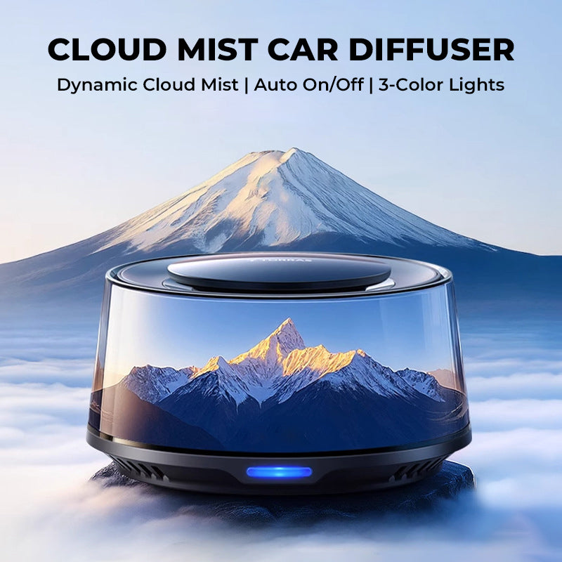 ☁️Diffuseur de voiture Cloud Mist 2025 - Marche/arrêt automatique avec batterie USB-C de 30 jours et 1 recharge = 1 an de fraîcheur