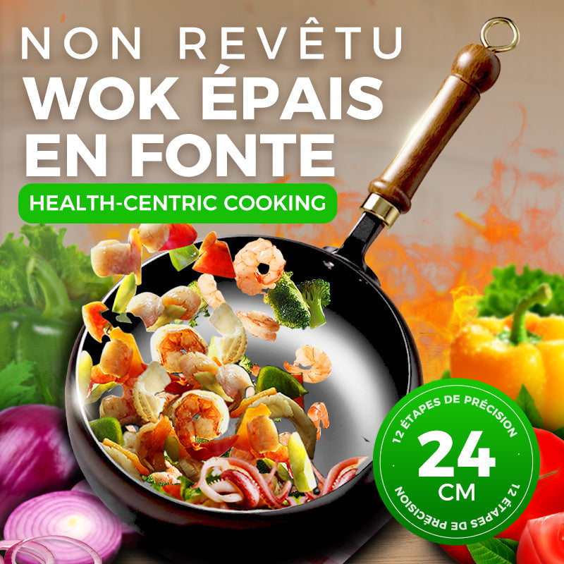 🔥 🔥 Assurance qualité + Poêle en fer épais à revêtement non toxique 🎁 C'est le dernier jour des soldes !