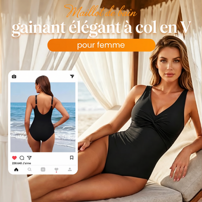👙✨ 50 % de réduction ! 💃 Maillot de bain sculptant — Coupe ajustée