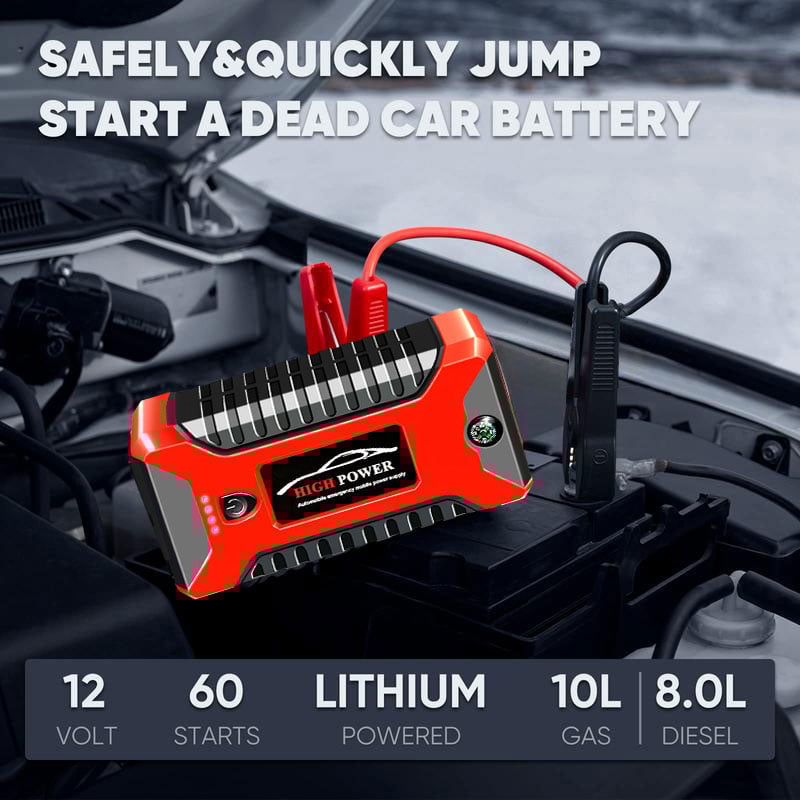 ⏳Spécial limité dans le temps🔋Jump Starter 3000A Peak Jump Starter Battery Pack