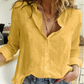 Nouveau Offre spéciale-dames décontracté à manches longues chemise en lin