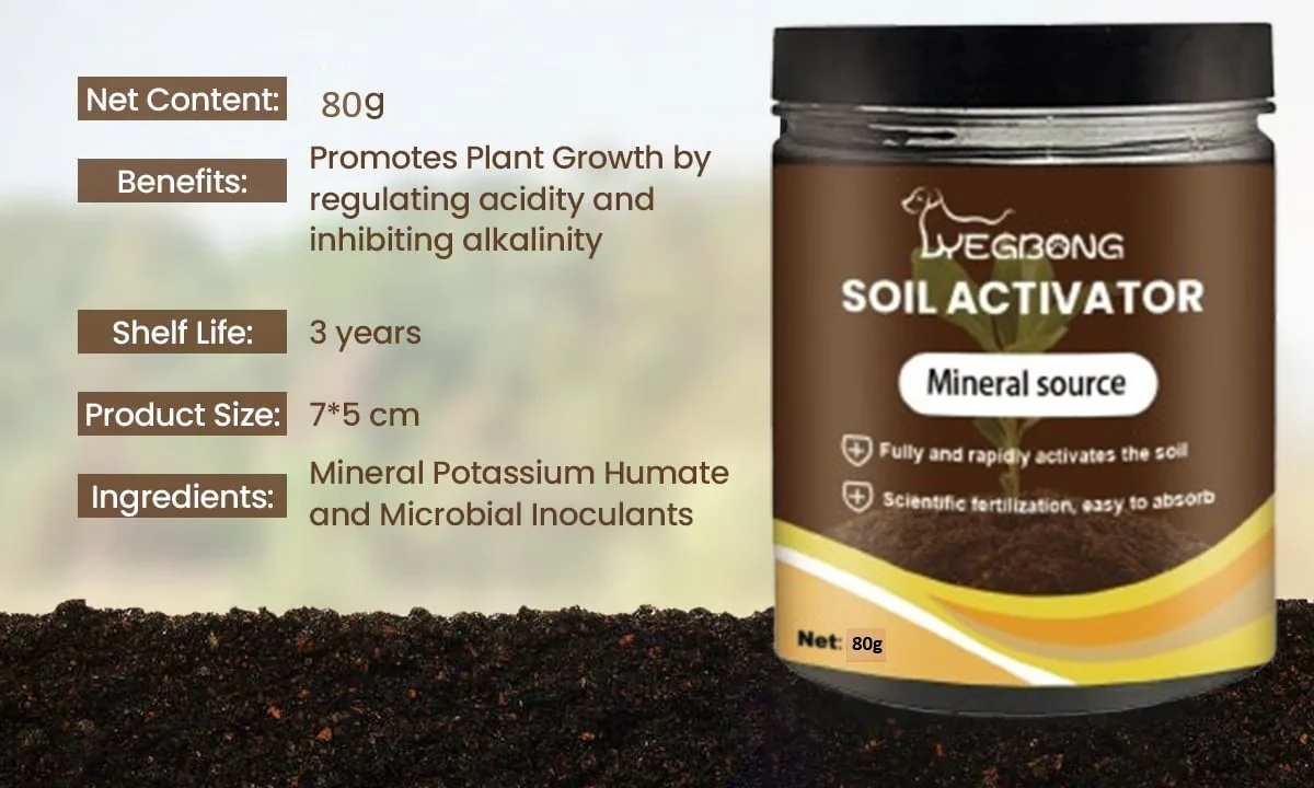 🌱60 % DE RÉDUCTION! 🏗️ Agent d‘Ameublissement pour Sol – Améliore la Structure, Drainage & Fertilité 🌿