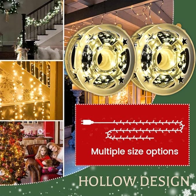 ✨ 50% DE RÉDUCTION ! 🎁 Guirlande Lumineuse en Fil de Cuivre - Éclat Chaud et Ambiance Cocon pour Noël/Mariage/Décoration 🏮🌙