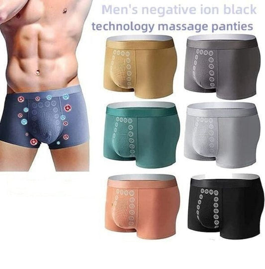 🔥Achetez-en 1, obtenez-en 3🔥Sous-vêtements énergétiques pour hommes avec thérapie magnétique et massage