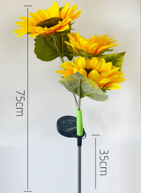 💐50% DE RÉDUCTION ! Lampes Solaires Tournesol – Étanches & Décoration Jardin 🌻💛【Offre Limitée】