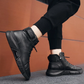 🎁 Soldes 49 % DE RÉDUCTION 🔥BOTTES EN CUIR NOIR MARTINI