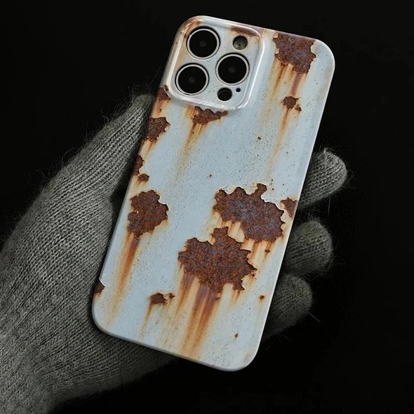 🔥2025 NOUVELLE ARRIVEE 🔩Coque rigide Vintage Rust pour iPhone