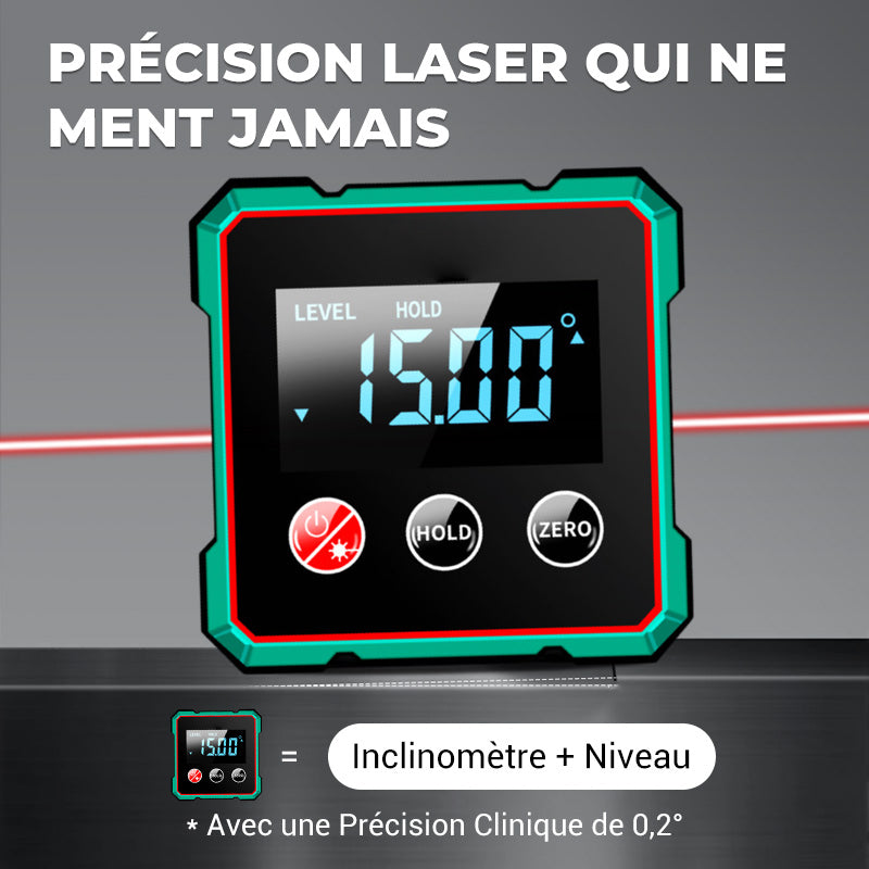🔥Vente à chaud 61% de réduction🔥Détecteur d'angle numérique magnétique avec laser électronique