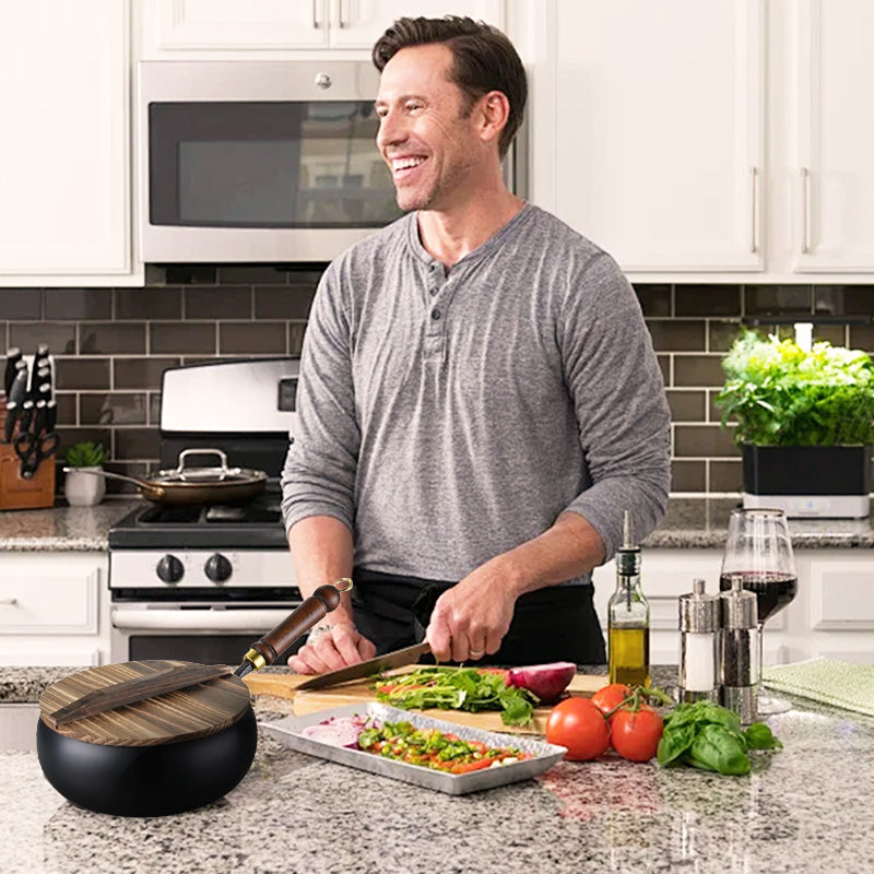 🔥 🔥 Assurance qualité + Poêle en fer épais à revêtement non toxique 🎁 C'est le dernier jour des soldes !