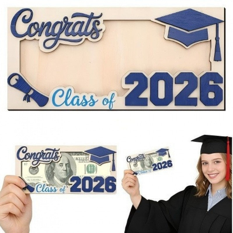📢📢50 % DE RÉDUCTION !! ⏰ Cadre cadeau original pour l'argent de fin d'études
