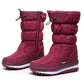 ✨Cadeau idéal - Bottes de neige de haute qualité, sans glissement et imperméables en fourrure synthétique pour les femmes👍