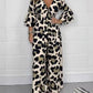 🔥Hot Sale 53% Off🍃Jumpsuit à col en V imprimé léopard