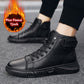 🎁 Soldes 49 % DE RÉDUCTION 🔥BOTTES EN CUIR NOIR MARTINI