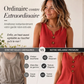 Gilet sans manches en coton et lin à col en V pour femme