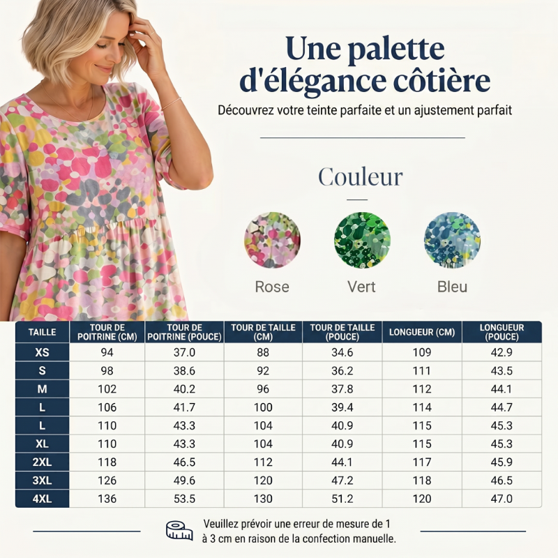 💥✨Offre spéciale à durée limitée : 50 % de réduction -👗Robe ample à imprimé floral pour femme