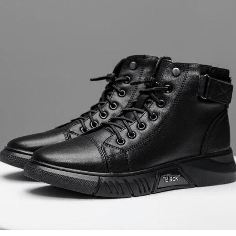 🎁 Soldes 49 % DE RÉDUCTION 🔥BOTTES EN CUIR NOIR MARTINI