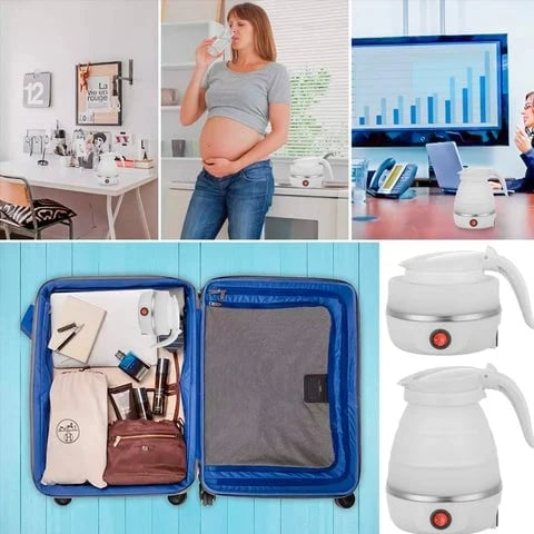 Bouilloire pliable pour les voyages