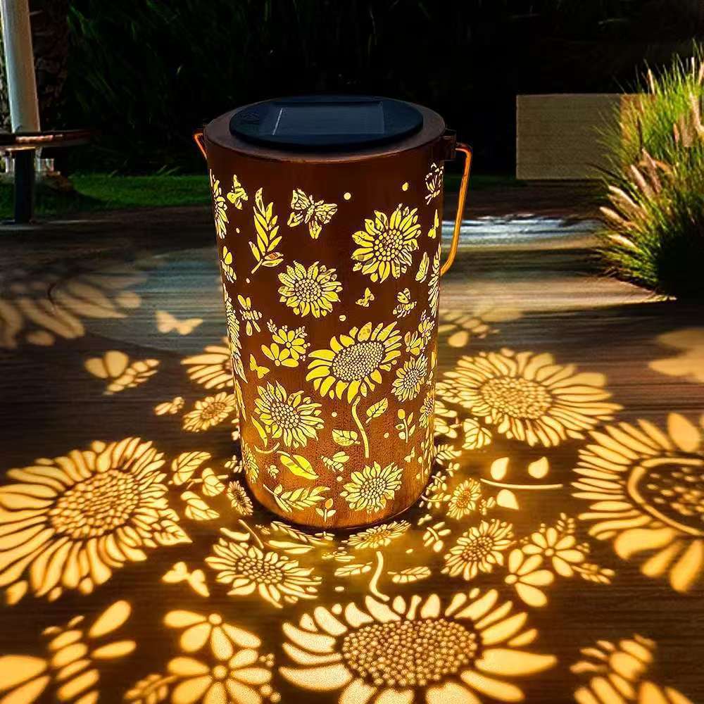 🔥Offre spéciale : 50 % de réduction🌞 Lanterne solaire de jardin « Éclat de tournesol »
