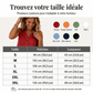 Gilet sans manches en coton et lin à col en V pour femme