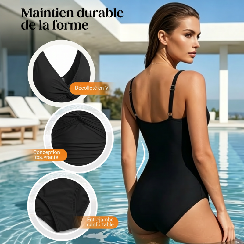 👙✨ 50 % de réduction ! 💃 Maillot de bain sculptant — Coupe ajustée