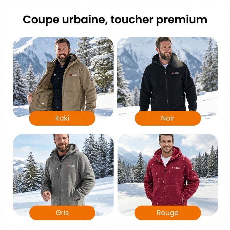 🔥DERNIER JOUR DE PROMOTION - 50 % DE RÉDUCTION🔥Veste unisexe à capuche décontractée isolée et chauffante au graphène améliorée 2026 (avec poches intérieures)