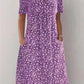 🎁Robe en coton à encolure dégagée pour femmes décontractées (8 couleurs avec poches)