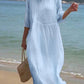 🔥Robe en coton et lin pour femmes