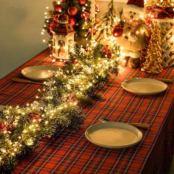 ✨ 50% DE RÉDUCTION ! 🎁 Guirlande Lumineuse en Fil de Cuivre - Éclat Chaud et Ambiance Cocon pour Noël/Mariage/Décoration 🏮🌙