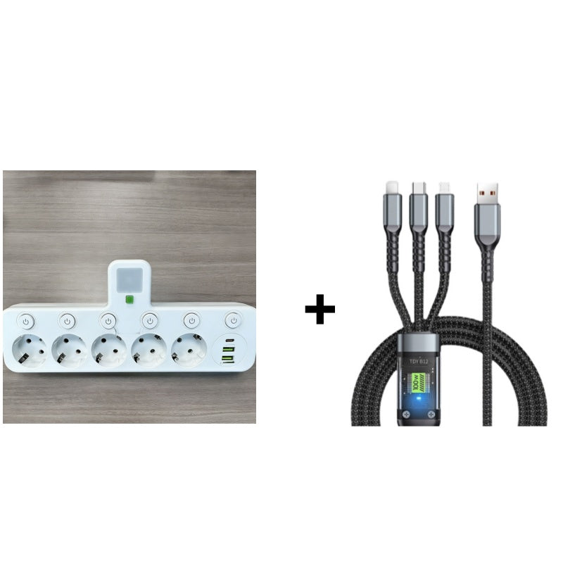 🔌 49% DE RÉDUCTION! 💡 Adaptateur Secteur UE 4 Prises – Interrupteurs Indépendants, Design Compact & Sécurité Maximale 🏠