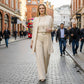 Ensemble 3 pièces élégant comprenant un cardigan long, un haut et un pantalon