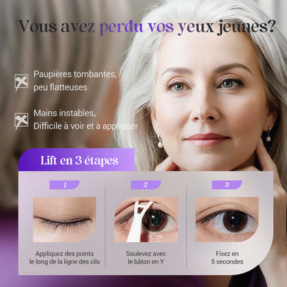 Crème invisible pour styliser les paupières doubles
