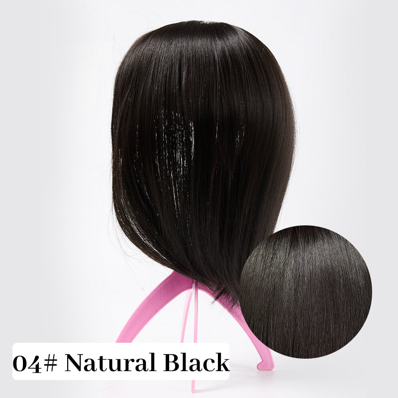 Volumateurs Capillaires de Cheveux Naturels avec Frange pour Femmes