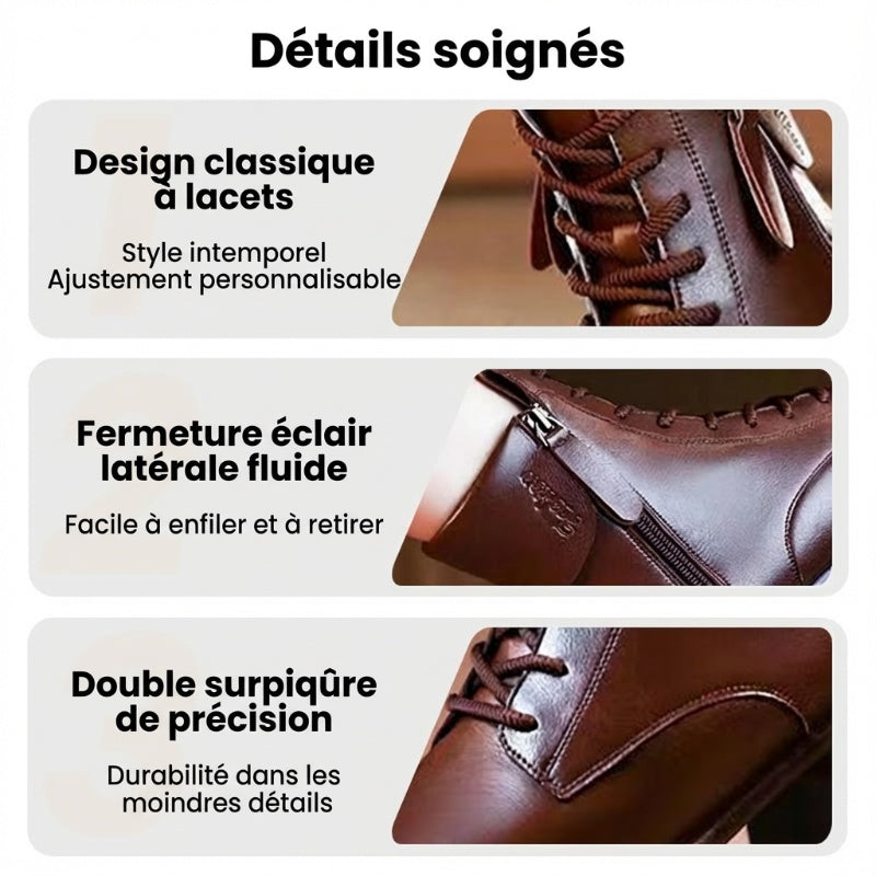 Le meilleur cadeau - Bottes pour femmes au style vintage élégant à la française
