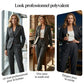 Veste à col pour femme + pantalon - Ensemble élégant pour aller au travail