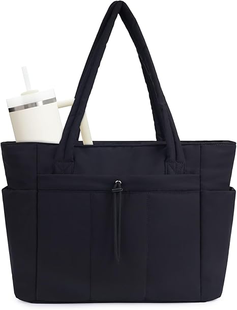 💕Soldes exceptionnels 50 % de réduction🎁Sac fourre-tout Wandering Nature Puffer avec porte-gobelet, compartiment pour ordinateur portable et housse pour valise à roulettes, idéal pour les voyages, le travail, les infirmières et les femmes.