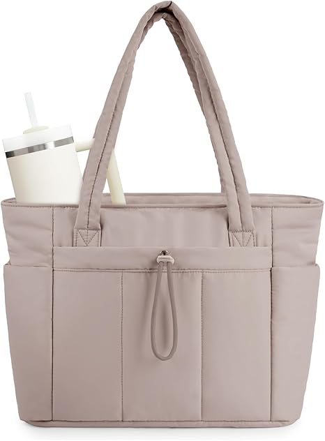 💕Soldes exceptionnels 50 % de réduction🎁Sac fourre-tout Wandering Nature Puffer avec porte-gobelet, compartiment pour ordinateur portable et housse pour valise à roulettes, idéal pour les voyages, le travail, les infirmières et les femmes.