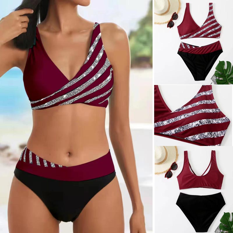 ⏳Offre spéciale à durée limitée⏰Maillot de bain deux pièces élégant pour femme👙