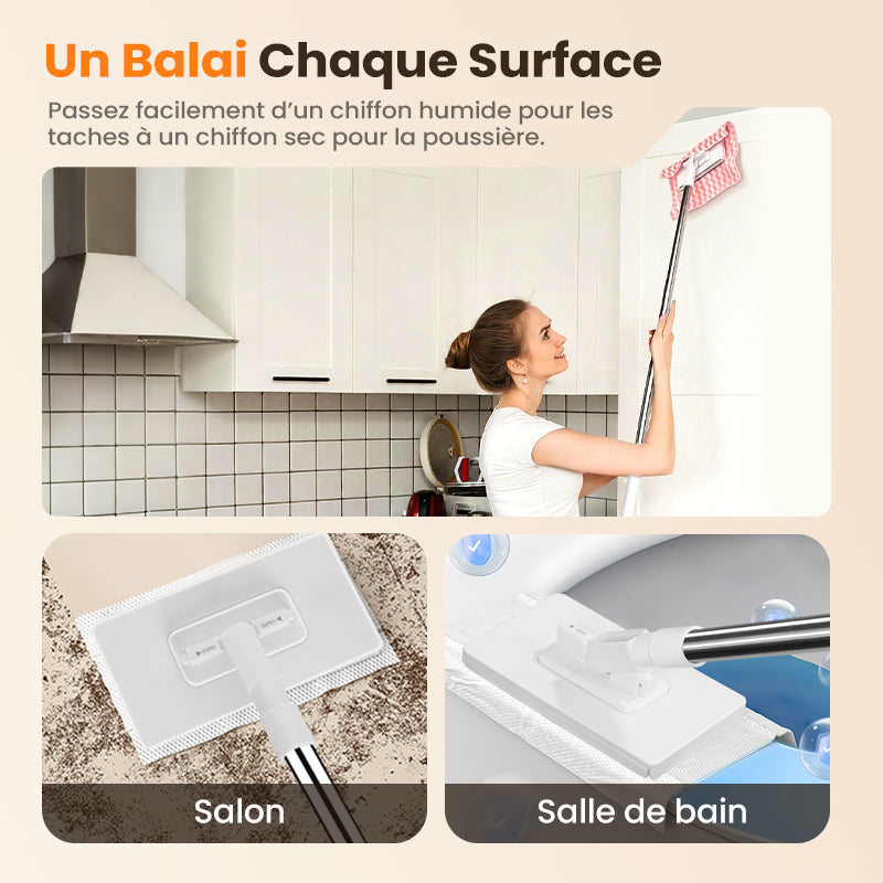 🎁55 % de réduction🧹✨ Balais à poussière jetables avec 50 à 250 lingettes – pratiques et efficaces💥🌟