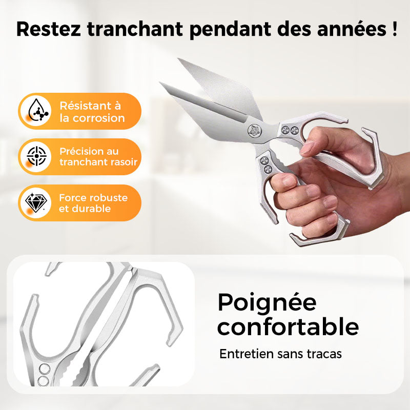 ⏳Spécial à durée limitée⏰Ciseaux de cuisine multifonctionnels et résistants✂️