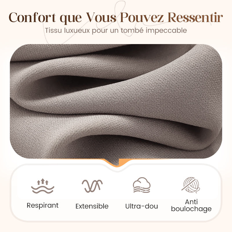 Ensemble 3 pièces élégant comprenant un cardigan long, un haut et un pantalon